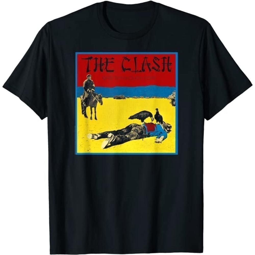 The Clash Give Em Enough Rope Album Shirt Punk Rock Music Graphic Tee Fan